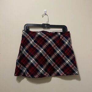 Altard state plaid mini skirt